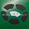 Fábrica de almohadillas de silicona para pies de Zhejiang, almohadilla de silicona negra adhesiva, superficie esmerilada, junta antideslizante de silicona