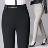 9229 calça legging de outer wear de primavera mãe mulheres de meia-idade mulheres de meia-idade e idosas calças cintura alta elástico elástico all-match skinny