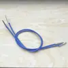 Hebilla de Hierro de 2 mm Cuerda Elástica para Mascarilla Cuerda Elástica Cuerda Elástica Hebilla Metálica Cordón con Púa Bolsa de Archivo Cuerda para Encuadernación de Libros de Hojas Sueltas