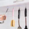Gancho adesivo com forte poder de adesão, sem necessidade de furar, sem deixar marcas, adesivo resistente, gancho de parede transparente para cozinha, fixação forte na parede