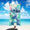 Stitch Personalizado TEMU Venta Caliente Toalla de Playa Estampada de Stitch de Gran Tamaño Niños Adultos Toalla de Natación