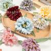 Simulación Cabeza de flor de peonía Mori de 6 cm material para corona de guirnalda DIY ramillete Hanfu tocado antiguo hecho a mano accesorios para el cabello