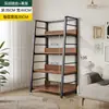 Prateleira Estante em Camadas Gabinete de Exibição para Sala de Estar Prateleira de Armazenamento Prateleira de Armazenamento Multicamadas Estante de Livros de Chão Escritório