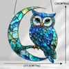 Cardeal Vermelho Pintado Apanhador de Sol Acrílico Ornamento Pendurado Decoração de Porta e Janela Decoração de Casa Artesanato Transfronteiriço