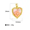 Pintura al Óleo Jardín de Monet Pintura Perlada Flor de Goteo de Aceite Colgante Colgante Collar DIY Guofeng Accesorios Lote Transfronterizo