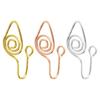 Clip de Papel Creativo en Forma de Cuerpo Piercing Joyería Oro Rosa Metálico Accesorios de Venta Directa del Fabricante Exclusivo Transfronterizo