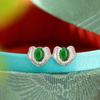 Yuebao Jewelry Plata de Ley S925 Jade Vintage Lujo Ligero Estilo Nacional Ruyi Auspicioso Collar de Fideos de Huevo Aretes Traje Elegante