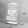 Suporte para documentos suporte para jornais suporte para revistas suporte de exibição de página promocional suporte para jornais suporte dobrável para armazenamento de folhetos livros e jornais organizador de chão