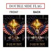 Producto de gran venta transfronteriza: Bandera de Jardín Águila Calva de la Independencia del 4 de Julio, Bandera de Jardín de Lino Doble Cara