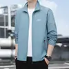 Chaqueta de Verano para Hombre para Montañismo al Aire Libre con Protección Solar, Ropa Vanx de Seda de Hielo con Protección Solar, Chaqueta Ligera para la Piel con Cuello Alto