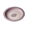 Soporte de Cerámica Púrpura Degradado Mate con Rosa Pintado a Mano para Tetera, para Uso en Casa, Bandeja Seca para Té, Accesorios para Ceremonia del Té, Bandeja para Bocadillos de Té