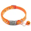 Collar de Cuerda para Perro de 1 cm Anillo para Cuello de Gato Cabezal de Tracción Ajustable Suministros para Paseo de Perros al Aire Libre con Decoración de Cascabel