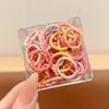 Anillo para el pulgar lindo y versátil para el cabello Cuerda dulce y fresca para el cabello de niños Banda de goma pequeña de alta elasticidad y duradera Accesorios para el cabello de principios de primavera