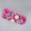 Arreglos Florales Artificiales de Rosa Cebolla para Bodas, Decoraciones con Flores de Seda, Paredes Florales de Hotel, Arreglos Florales para Pasillo, Arte Floral para Bodas