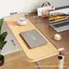 Placa de Extensión para Escritorio, Bandeja Plegable para Teclado, Herramienta de Expansión para Escritorio de Computadora, Estante para Estación de Trabajo, Tablero de Mesa de Madera Maciza