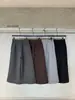 Venta de Liquidación, Sin Devoluciones ni Cambios, Pantalones Casuales de Lana Versátiles Estilo Coreano Retro Simple, Entallados, Pierna Recta, Cortos, Pierna Ancha para Mujer 250303