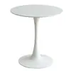 Mesa de negociação nórdica tulipa branca pequena mesa redonda simples mesa redonda sala de recepção mesa de chá com leite fabricantes de placas de rocha