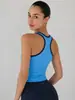 Colete esportivo transfronteiriço com bojos fixos, adequado para uso ao ar livre, respirável, secagem rápida, roupa de ioga, roupa íntima para treino de dança