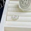 Anillo de Flor de Zircón Rosa Amoroso Goteo de Aceite Dulce Mariposa Anillo Abierto para Dedo de Mujer Elegante Elegante Anillo para Dedo de Comida Marea