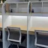 Mesa e cadeira para sala de estudo para estudo para exame de ingresso de pós-graduação mesa de partição imersiva fechada compartilhada mesa de computador para treinamento
