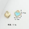 Colgante de aleación con forma de gota de aceite, flor, mariposa, lápiz, pendientes, collar, pulsera, joyería DIY, llavero, colgante, pequeños accesorios.