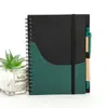 Cuaderno de espiral B6 grueso transfronterizo, personalizable en varios colores, simple y elegante, cuaderno de bolsillo portátil