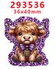 Acessórios de Acrílico Desenho Animado com Glitter Transfronteiriço Acessórios para Joias DIY de Resina Patch Grampo de Cabelo Grampo de Cabelo Gt-Z-291217