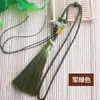 Suministro de Fábrica en Stock, Cuerda Colgante con Borla para Coche, Cuerda Colgante de Ágata Hecha a Mano para Bolso, Venta al por Mayor de Cuerdas para Joyería