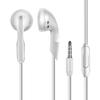 Auriculares intraaurales de cabeza plana VPB S8 con control de cable universal, micrófono, subwoofer, tapones para los oídos, tapones para los oídos de karaoke, auriculares estándar americanos