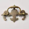 Manijas de Puerta de Gabinete Antiguas de Estilo Europeo, Herrajes para Cajones y Puertas de Armario, Manijas Pequeñas en Forma de Tira, Aleación de Zinc, Bronce Antiguo