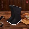 Nuevas Botas de Algodón de Ganso Blancas Negras Estilo Étnico para Niños Botas de Tela para Niños Antiguas para el Hogar y el Exterior