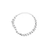 Collar de Perlas con Abalorios de Estrella de Diamante Estilo Europeo y Americano Cadena para Clavícula Estilo Frío Lujo Ligero Collar Elegante de Alta Gama para Mujeres