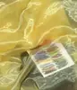 Tecido com Laço, Gaze Fluida Brilhante, Cortinas de Gaze, Tecido de Cetim para Casamento, Malha Decorativa