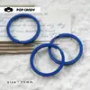 Accesorios para Joyería DIY Anillo de Hierro Pintado Colorido Anillo de Conexión Colgante para Llavero Aleación Colgante Hecho a Mano Material de Colgante al por Mayor