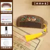 Festival de Mediados de Otoño Peine de Madera Incrustado con Nácar Kit de Materiales Hechos a Mano para DIY Peine de Sándalo Negro Dorado Fragmentos de Concha Actividad de Team Building para Salón