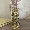 Estátua de Latão de Yang Jian, o General Divino, Com, para Decoração de Sala de Estar