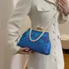 Nuevo Bolso Cheongsam Bordado Chino para Mujer Bolso de Mano con Cuentas Hanfu Moda Bolso Bandolera de Hombro Bolso de Noche Texturizado