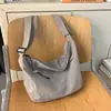 Bolso Cruzado Informal de Nailon Transfronterizo para Mujer, Modelo Nuevo de Moda Primavera 2026, Elegante Bolso Tipo Dumpling de Gran Capacidad para Deportes en el Campus