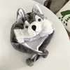 Adorable Sombrero de Peluche de Panda con Protección para los Oídos Pingüino Pareja Infantil Ocio Cálido Lindo Viaje Invierno Sombrero Universal