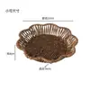 Cesta de Frutas Personalizada para Snacks, Plato de Frutas, Cesta Escurridora, Frutero Tejido de Mimbre de Imitación, Bandeja de Exhibición para Sala de Estar del Hogar, Bandeja de Dulces