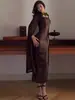Nuevo Vestido Largo Elegante con Cintura Ajustada, Estilo Europeo y Americano, para Comercio Exterior, Otoño 2025