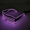 Gafas luminosas LED con obturador, accesorios para conciertos, fiestas navideñas, accesorios para animadores, gafas fluorescentes con flash