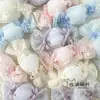 Encaje Estilo Hada Relleno de Algodón Dulce Tela Accesorios de Lazo DIY Bolsa Zapato Flor Sombrero Accesorios Ropa