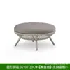 Sofá de Ocio al Aire Libre Nórdico Sofá de Mimbre para Exteriores Muebles de Sol Silla de Mimbre Simple Sofá Combinación para Sala de Estar de Villa
