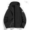 Chaqueta funcional exterior del mismo estilo de Luotuo para mujer, chaqueta de plumón tres en uno, chaqueta de montañismo a prueba de viento e impermeable para otoño e invierno para hombre