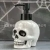 Halloween Crânio Engraçado Higienizador de Mãos Cerâmica Frasco com Bomba Loção de Banho Sub-Frasco Transfronteiriço Cerâmica Sub-Frasco