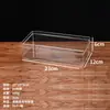 Caja de Almacenamiento Transparente en Stock Caja de Plástico Acrílico Caja Cuadrada Caja de Regalo de Flores Caja de Empaque de Alimentos Lote Pequeño