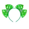 Festival Irlandés Transfronterizo Diadema de Trébol Verde St. Diadema de Lazo del Día de San Patricio Accesorios para Fiestas y Festividades
