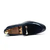 3908 Sapatos Masculinos de Couro Bico Fino Transfronteiriços Estilo Britânico Sapatos de Couro Bico Fino da Moda Versão Europeia e Americana Sapatos Masculinos de Couro Slip-On Estilo Britânico