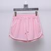 Shorts Esportivo Feminino Verão 2026 Novo Estilo Solto Casual Tamanho Grande Estudante Corrida Cintura Elástica Perna Larga Hot Pants para Uso ao Ar Livre